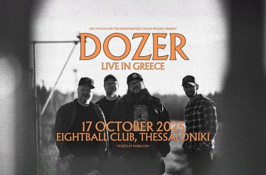 Οι Dozer Live στη Θεσσαλονίκη! Οι θρύλοι του ευρωπαϊκού stoner rock επιστρέφουν στην Ελλάδα για μία εκρηκτική συναυλία, στο Eightball Club, Παρασκευή 17 Οκτωβρίου!