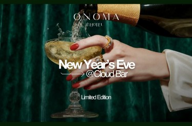 Πρωτοχρονιάτικο Party - Rooftop Edition στο 5* Onoma Hotel﻿, με Open Bar, Finger Food Buffet & Live Dj set από τον DJ Stergios Tsournavas, στο Κέντρο της Θεσσαλονίκης, Τετάρτη 31 Δεκεμβρίου!