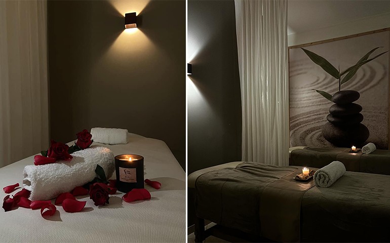 Από 54,90€: Massage 2 Ατόμων & Head ή Foot Massage, Σάουνα | Σαλαμίνα